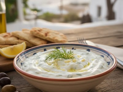 Дзадзики - гръцка рецепта за сос с краставици