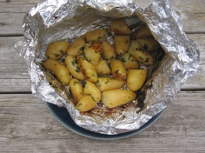 Картофки във фолио