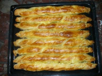 Банички със сирене и кашкавал