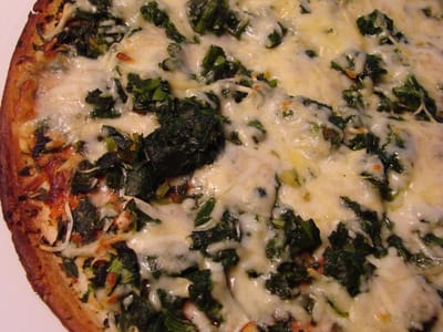 Пица със спанак