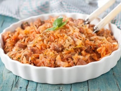 Свинско с кисело зеле