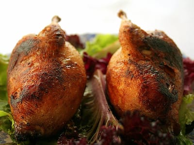 Печени пъдпъдъци във фолио