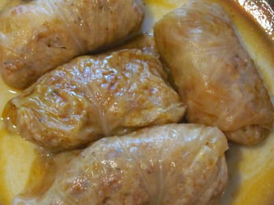 Коледни сарми с ориз