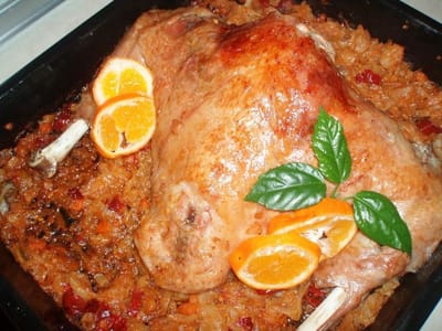 Пълнена пуйка за Коледа