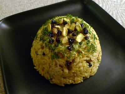 Ориз с кайма в сос от копър