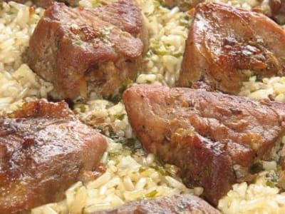 Свинско с ориз