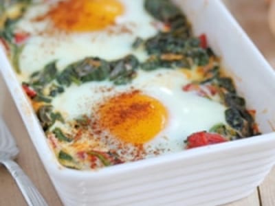 Спанак с яйца и сирене ''Крема''