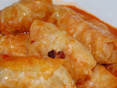 Постни зелеви сарми