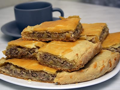 Солен кекс с гъби