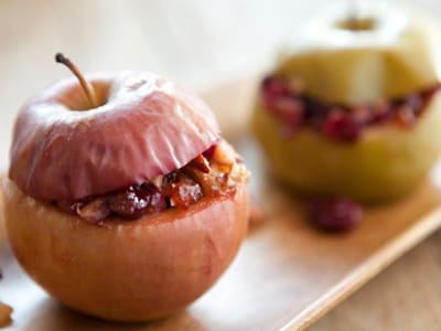 Пълнени ябълки с мармалад