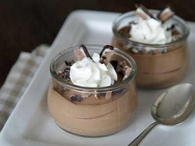 Бананов крем с извара и шоколад