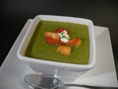 Крем супа от спанак и картофи