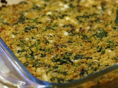 Киноа със спанак