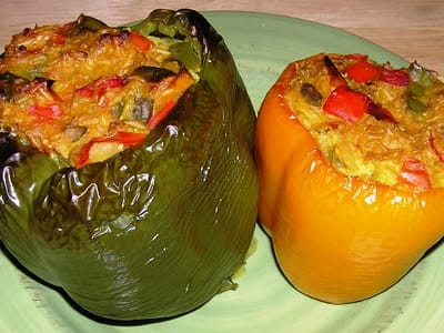 Камби пълнени със зеленчуци