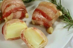 Картофени хапки със сирене и бекон