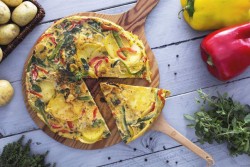 Омлет с картофи и чушки